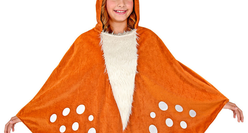 Widmann SRL Rendier poncho met muts kinderen