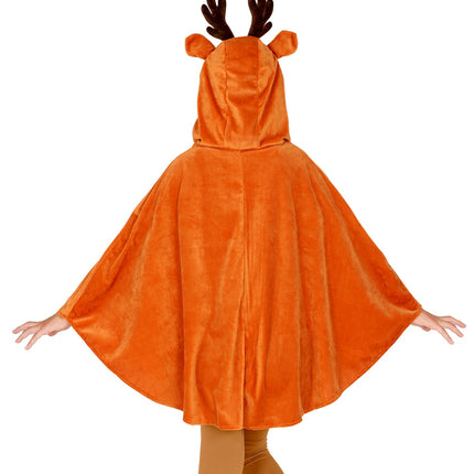 Widmann SRL Rendier poncho met muts kinderen