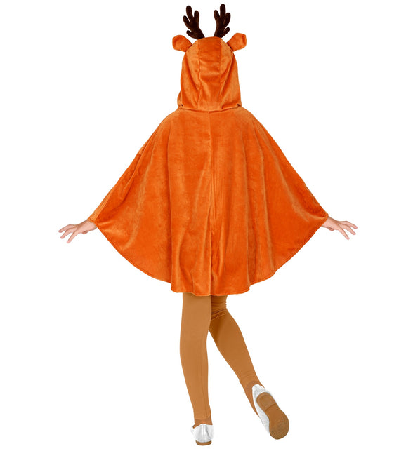 Widmann SRL Rendier poncho met muts kinderen