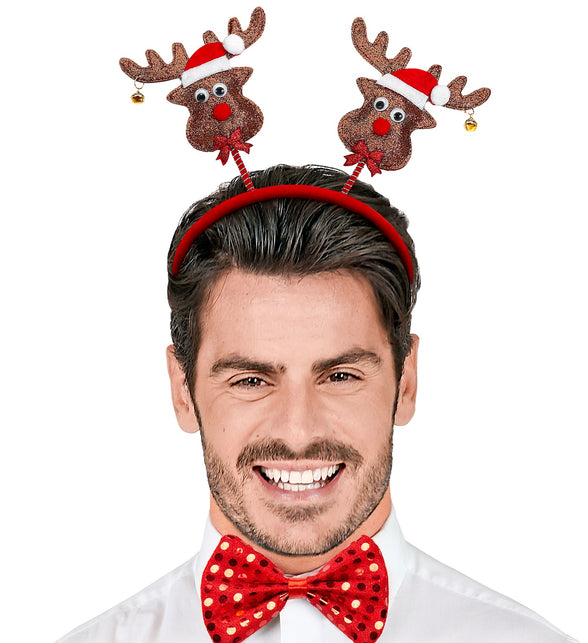 Widmann SRL Rendieren diadeem met glitters