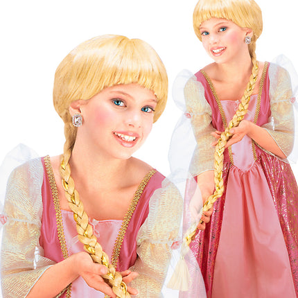 Widmann SRL Repelsteeltje pruik kinderen