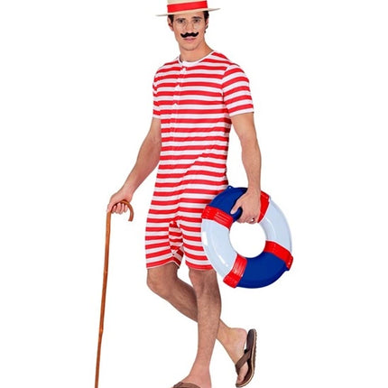 Widmann SRL Retro badpak - rood / wit Robin