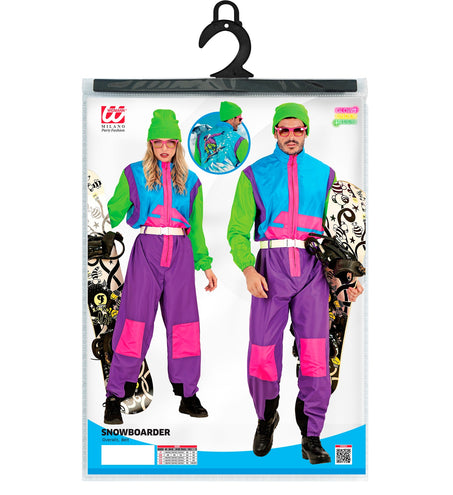 Widmann SRL Retro snowboarder kostuum Otto