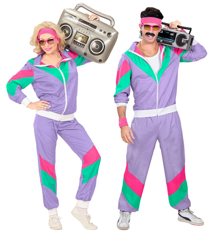 Retro tracksuit purple