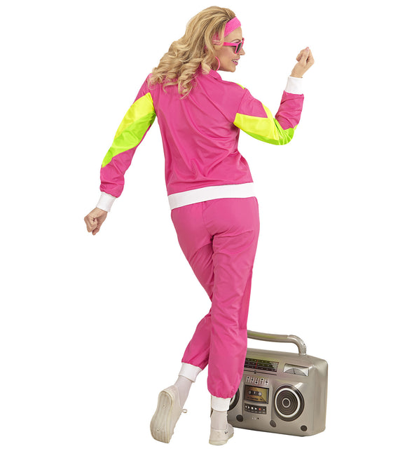 Widmann SRL Retro trainingspak roze/geel