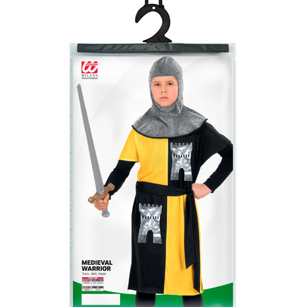Widmann SRL Ridder pak geel zwart kinderen