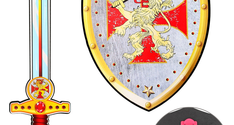 Widmann SRL Ridderschild met zwaard voor kinderen