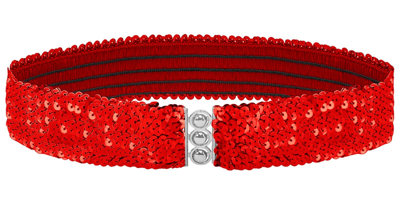 Widmann SRL riem pailletten rood