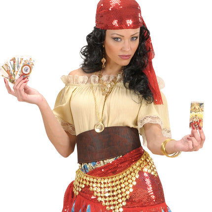 Widmann SRL Riem zigeunerin met muntjes