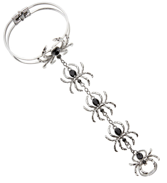 Widmann SRL Ring armband spinnen halloween