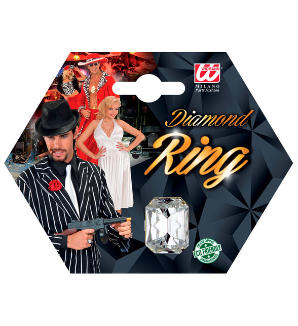 Widmann SRL Ring met nep diamant