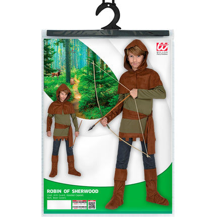 Widmann SRL Robin Sherwood kostuum kinderen