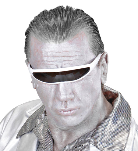 Widmann SRL Robot bril snelle planga wit Science fiction