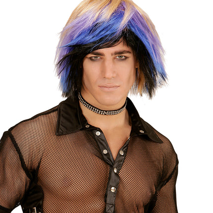 Widmann SRL Rocker pruik Emo