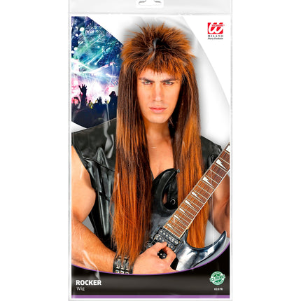 Widmann SRL Rocker pruik punk ACDC