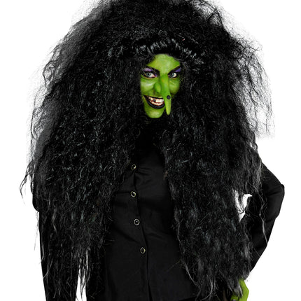 Widmann SRL Rockster pruik zwart dames