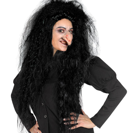 Widmann SRL Rockster pruik zwart dames