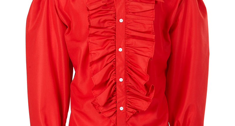 Widmann SRL Rode blouse met ruches