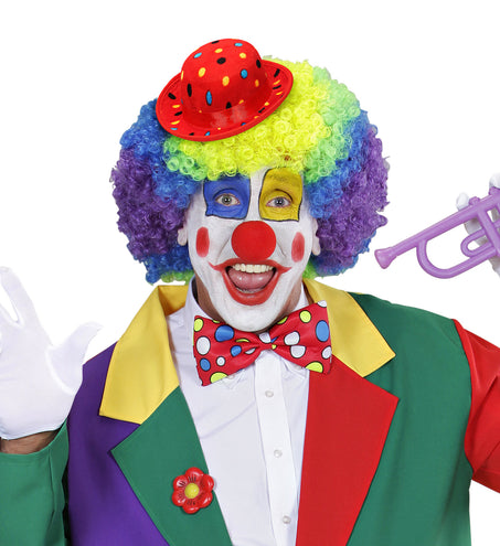 Widmann SRL Rode bolhoed met stippen