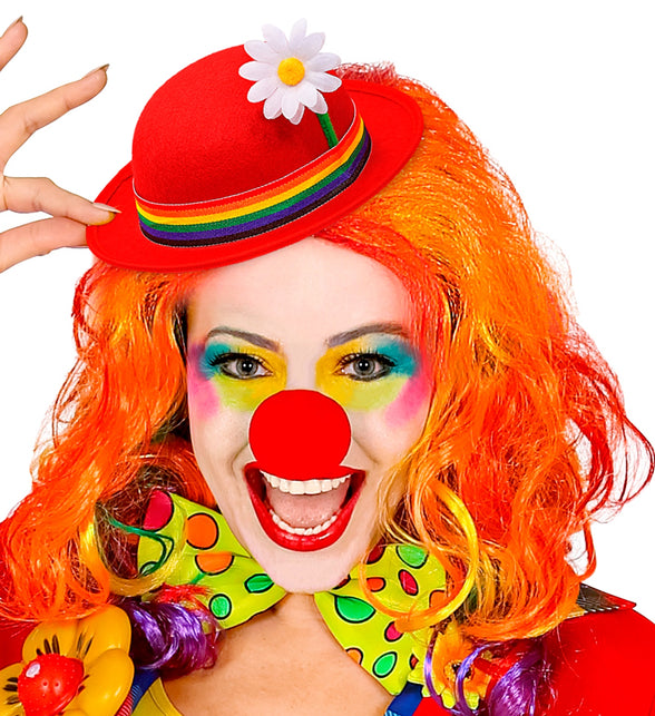 Widmann SRL Rode bolhoed voor clown
