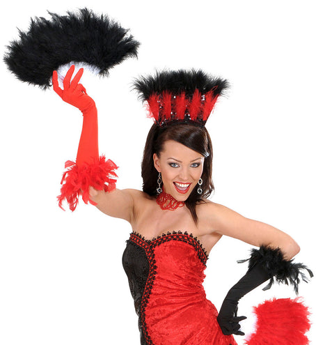 Widmann SRL Rode Choker Met Pareltjes