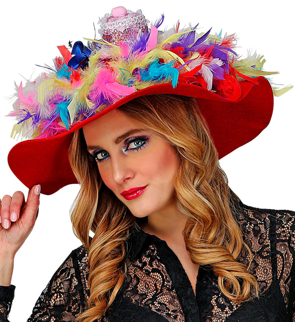 Widmann SRL Rode dames flaphoed