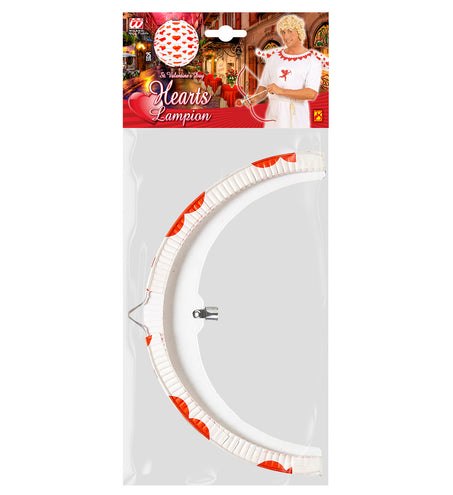 Widmann SRL Rode hart lampion decoratie voor Valentijn