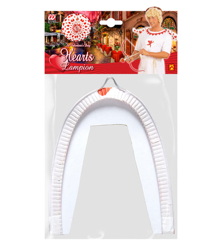 Widmann SRL Rode harten lampion deco voor trouwfeest