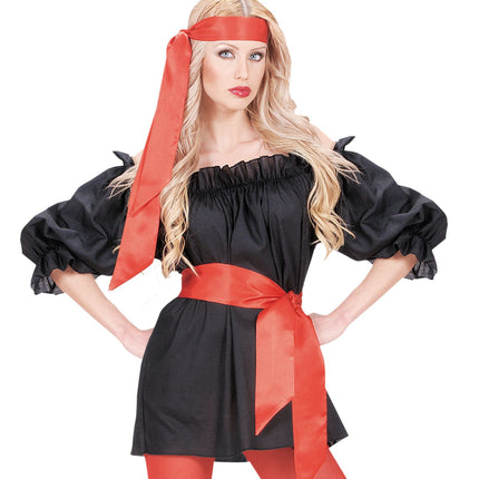 Widmann SRL Rode hoofdband satijn