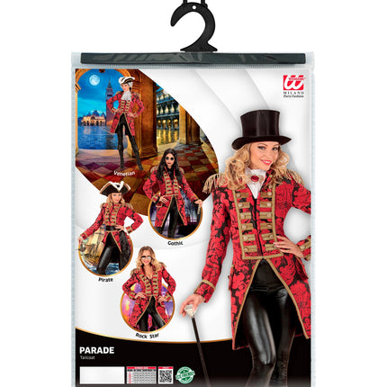 Widmann SRL Rode Jaquard parade show slipjas