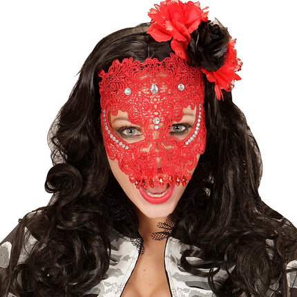 Widmann SRL Rode kanten maskers