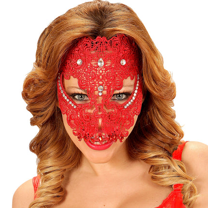 Widmann SRL Rode kanten maskers