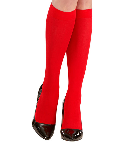 Widmann SRL Rode kniekousen unisex