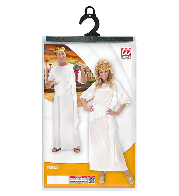 Widmann SRL Romeinse toga wit unisex