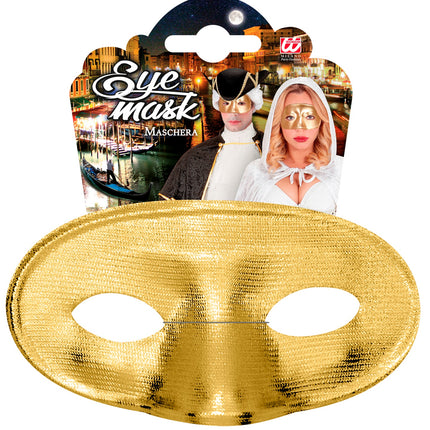 Widmann SRL Rond goud oogmasker masquerade