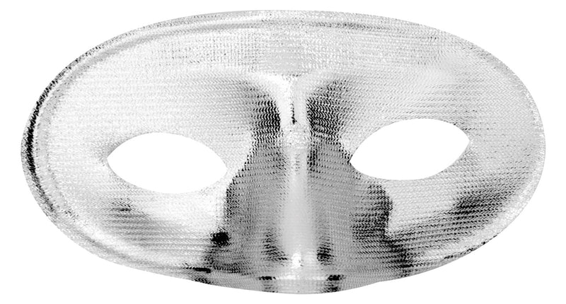 Widmann SRL Rond zilver oogmasker masquerade