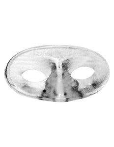 Widmann SRL Rond zilver oogmasker masquerade