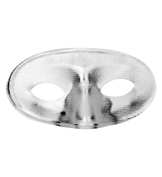 Widmann SRL Rond zilver oogmasker masquerade