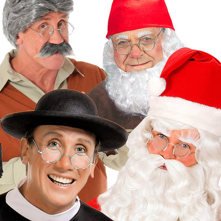 Widmann SRL Ronde bril zilver santa