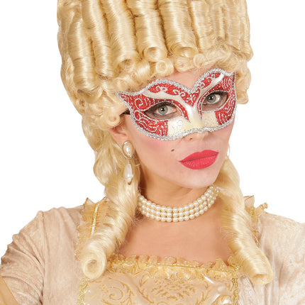 Widmann SRL Rood oogmaskers Venetiaans