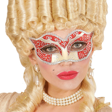 Widmann SRL Rood oogmaskers Venetiaans