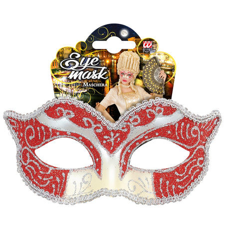 Widmann SRL Rood oogmaskers Venetiaans