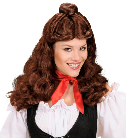 Widmann SRL Rood sjaaltje satijn