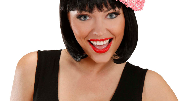 Widmann SRL Roze baret pailletten glitter muts