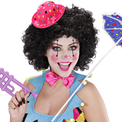 Widmann SRL Roze bolhoed met stippen