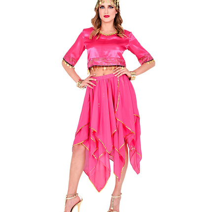 Widmann SRL Roze chiffon rok