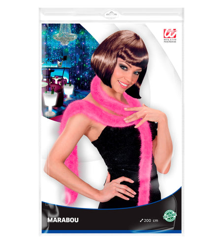 Widmann SRL Roze/ fuchsia boa dun