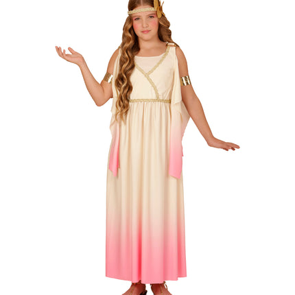 Widmann SRL Roze Griekse godin jurkjes voor meiden
