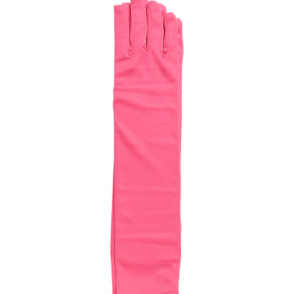 Widmann SRL Roze handschoenen neon lang