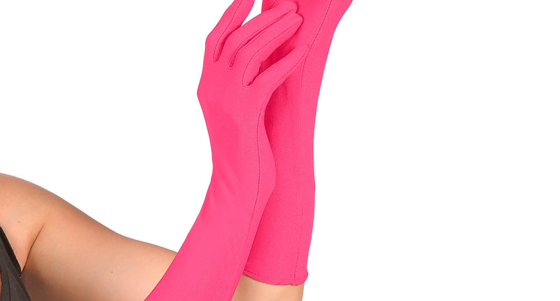Widmann SRL Roze handschoenen neon lang